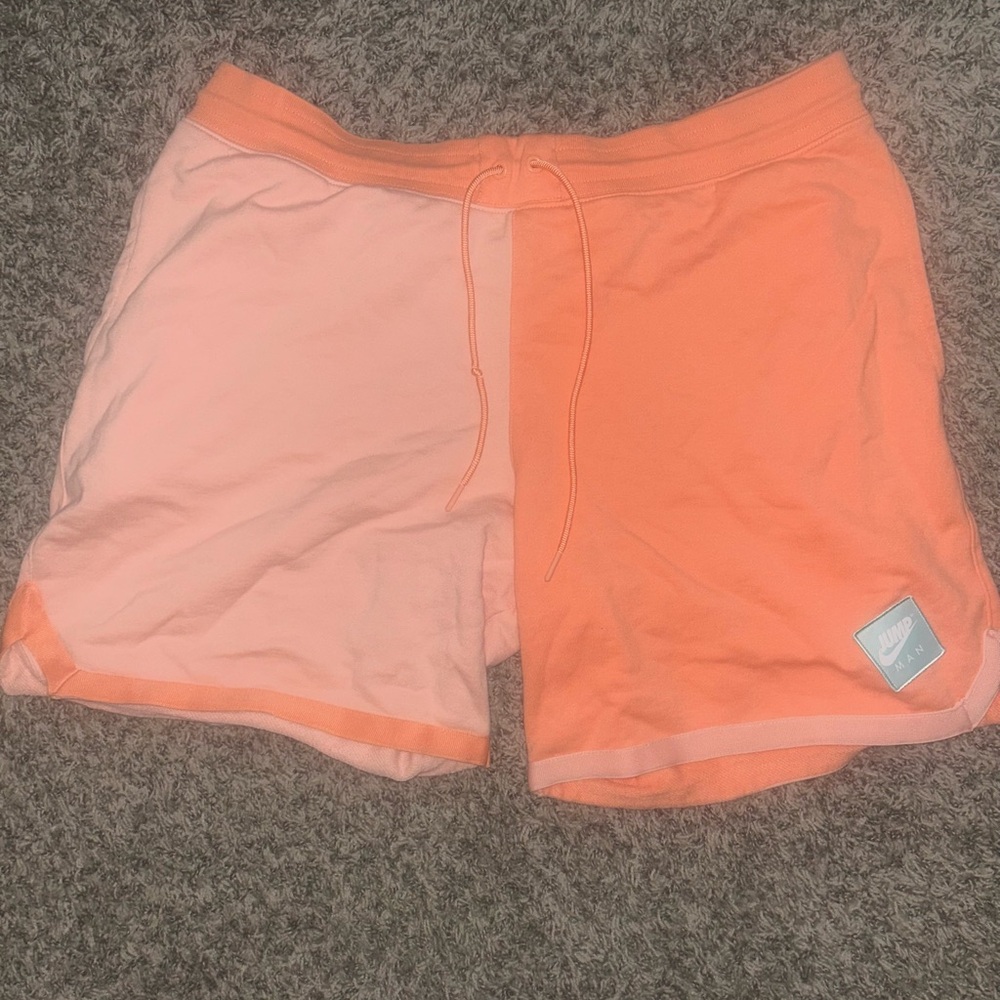 Jordan Women's Peach and Coral Athletic Shorts
